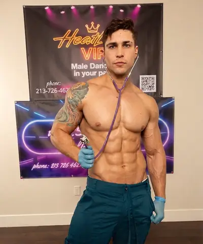 Male entertainer bachelorette party