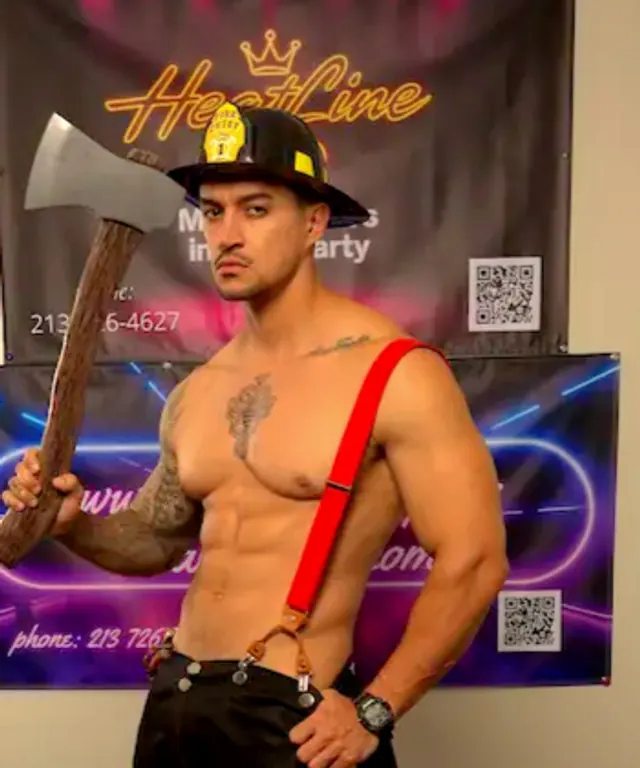 Firefighter entertainer costume in Riverside